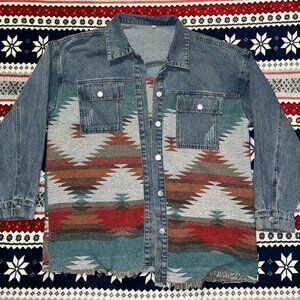 Custom Denim Jacket | Men's Size L